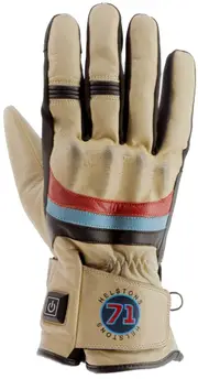Helstons Bora Heated Motorcycle Gloves, beige, Size 4XL for Men