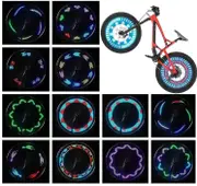 Bike Wheel Lights (2 Tire Pack) - Waterproof LED Bicycle Spoke Lights Safety Tire Lights - Great Gift for Kids Adults - 30 Different Patterns Change -