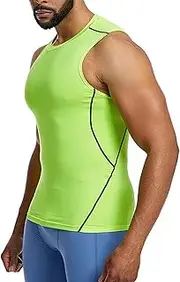 [VgueElegc] Men's Compression Base Layer Tank Tops Compression Slimming Sleeveless Top for Men Male Muscle Slimming Shirt
