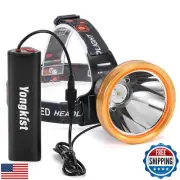 Yongkist Super Bright Headlamp High Power Headlight Rechargeable LED Spotligh