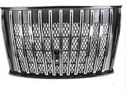 Front Bumper Grille Compatible For Hyundai Tucson NX4 2022 2023 ABS Modified Racing Grille Mesh Grille Car Modeling(Silver)