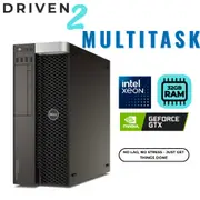 Dell 5810 Gaming Desktop Tower Xeon 6-Core 256GB 32GB RAM 6GB GTX 3050 Windows 11 - Refurbished (Grade A)