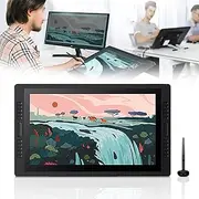 2.5K Hand-Drawn Screen, Passive Drawing Pen, 120% s RGB Color Gamut + 23.8 Inches + 8192 Levels of Pressure Sensing + AG Anti-Glare Glass + Fully Laminated Screen + 178° Viewing Angle + 16:9,Black