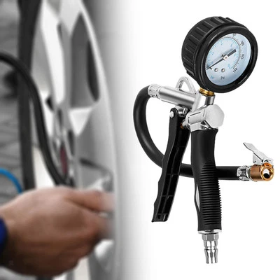 Car Tire Inflator with Pressure Gauge Tire Pressure Tester Tire Pressure Gauge