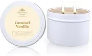 Sherwood Garden Home Fragrances Caramel Vanilla Soy Candle Tin 165 g