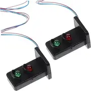 GETAJGHSD Mini Traffic Light Models DIY Signal Light Model for Micro Landscape Decor Table Decor Lamp Random Color