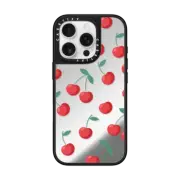 iPhone 16 Pro Mirror Case MagSafe Compatible Cherries