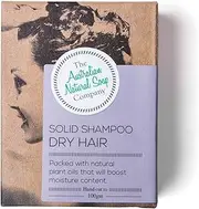 [The Aust. Natural Soap Co] Australian Natural Soap Company Solid Shampoo Bar for Dry Hair 100 g, Beige, SS-DHSS-100