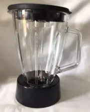 Cuisinart Blender Glass jar 6 cup with SPB-7CH-LR Black Collar and blade NEW