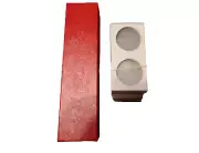 100 2x2 Cardboard Large (Silver) Dollar Coin Holders Flips 1 2x2x9 Storage Box