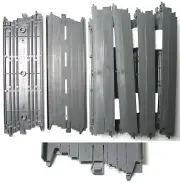 12pc TYCO TCR Slot less Car Total Control Race TRACK 9" STRAIGHT TRACKs B-5899