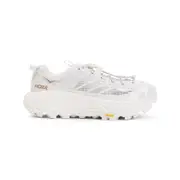 [Hoka] Hoka-White Mafate Three 2 Grid Textile Sneakers-Donna 6.5 US