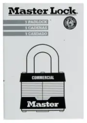 Master Lock 3KA#3381 Laminated Steel 4-Pin Padlock 1-9/16 in. (Pack of 6)