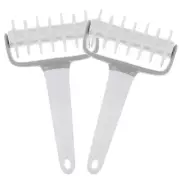 2Pcs Cookie Pizza Dough Docker Pastry Roller Restaurant Home