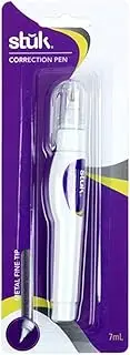 7ml Correction Pen White Out Pen Liquid Correction Fluid Office Stationery