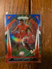 2020-21 Panini Prizm EPL Marcus Rashford - Manchester United Red White Blue SP