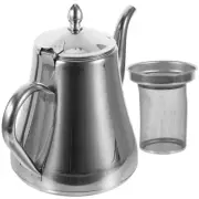Strainer Teapot Restaurant Teapot Household Infuser Stainless Steel Tea Kettle