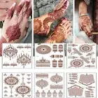 Temporary Tattoos Sticker Henna Stickers Mehandi Sticker Tattoo Stickers