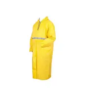Men's Waterproof Raincoat Overalls Lightweight Hooded Long Coat XXXL Work
