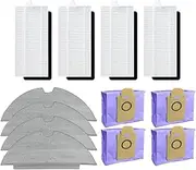 Hybrid Hepa Filter Mop Cloths Dust Bag Robot Vacuums Spare Parts Accessories，Compatible for Eufy，Compatible for Robovac， L35 Hybrid LR30