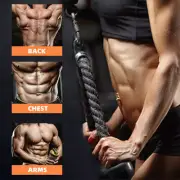 Tricep Rope Gym Press Down Push Pull Cord Multi Lat Bar Pulley Cable Attachment