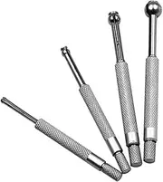 Hohopeti 1Set Adjustable Internal Gauge Precision Gage Manual Measurement Tool Flexible Calipers for Accurate Inside Measurement Silver Finish