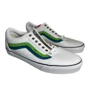 NWT Vans Old Skool Sneaker Wave True White Multi Size M10.5 W12.0 VN0A3WKT4S4