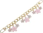 [CLISPEED] Flower Chain Bag Strap Extender Decorative Alloy Purse Handle Extender for Handbag Chic Wallet Charm Chain Versatile Fashion Accessory for Women