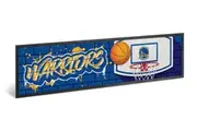 NBA Golden State Warriors Basketball Bar Runner Mat