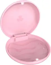 Orthodontic Mouthguard Case, Dental Retainer Case, Aligners Case (Pink)