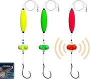 Visulong Catfish Fishing Set, Takedown Rigs Catfishs, Bait Floats for Bottom Fishing, Consists of Float Beads and Circle Hooks with RattlerFishing Equipment for Bank/Drift Fishinց