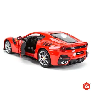 FERRARI Bburago 1:24 比例壓鑄法拉利 F12 tdf 跑車金屬玩具車收藏品