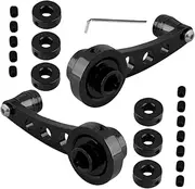 Gatuida Aluminum Car Window Handle Replacement Window Winder Crank Lever for Multiple Models