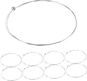 DRESSOOS 10pcs Extra Light Guitar Strings for Acoustic Electric Guitars High Steel Strings Replacement Kit