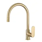 Mondella WELS 6 Star 4.5L/min 35mm Brushed Gold Affiniti Pull Out Sink Mixer