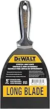 DEWALT 5" One-Piece Stainless Steel Stretch Joint Knife | Professional Grade, Precision Ground Edge, Ergonomic & Corrosion Resistant | 2-421