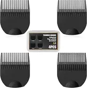 4 Professional Hair Trimmer Guards Cutting Guides Fits for Manscaped The Lawn Mower 3.0, Replacement Trimmer Guards Cutting Lengths from 1/8"-1/2" Inch Fit The Lawn Mower 3.0 Trimmer with Organizer