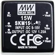 Mean Well SKM 15W 1250mA Power Supply Converter SKM15A-12