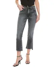 MOTHER The Insider Crop Step Fray Train Stops Jean