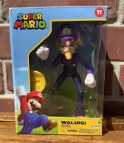 *RARE* Nintendo Super Mario Waluigi With Coin Figure - Unopened Box