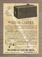 Historic The Kodak Camera Advertising Postcard