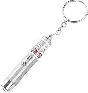 Pet Dog Cat Light Fun Training Pointer Torch LED Toys (Silver)