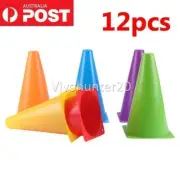 12x Marker Cones Roller Skating Football Soccer Agility Training Equipment NEW