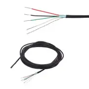 Shielded 4 Conductor Hookup Wire Guitar Pickup Cable 24AWG for 3m Length Guitars