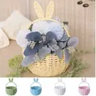 Paper Rope Mini Flower Pot Woven Sundries Organizer Flower Basket Outside