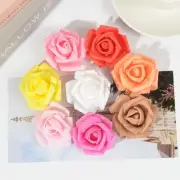 PE Foam Rose Flowers - 4cm Artificial Flower Heads DIY Wedding Home Decor 60Pcs