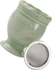 1Set Box Portable Ceramic Pot for Physiotherapy and Relaxation Lightweight Fumigation Apparatus for Home Use and Travel Durable and Easy to Clean