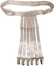 [TPZORJX] Women's Garter Belt, Garter Belt, Elastic Thighs, High Garters, Sexy Suspender Belt, Garter Belt, with 6 Metal Suspenders Lingerie Set