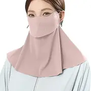 [Generic] Sun Face Mask for Women | UPF50+ Women Sports Mask for UV Protection | Versatile Face Covering Cycling Fishing Wrap Headwear for Backpacking Climbing Walking