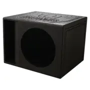 12 Inch 34 HZ KERF Ported Vented Car Audio Subwoofer Box | 3/4" MDF w/ Bed Liner